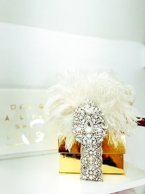 Celeste | Luxe Crystal Fan